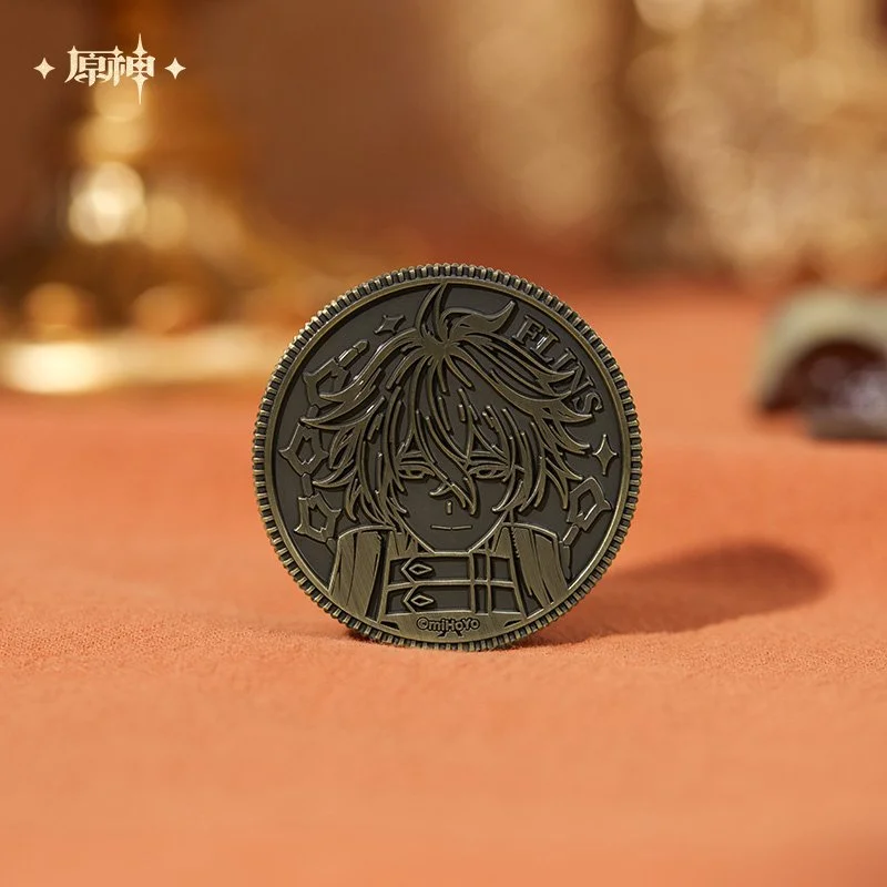 *Preorder* Genshin Impact Flins Ancient Coin Necklace Set