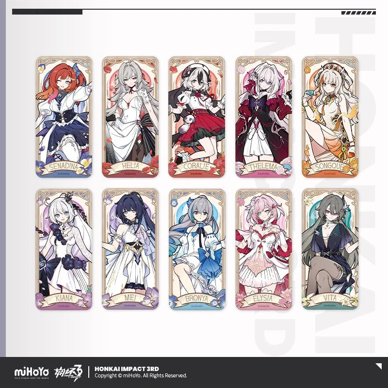 *Preorder* Honkai Impact 3rd Night Blooming Splendor Series Rectangular Metal Pin