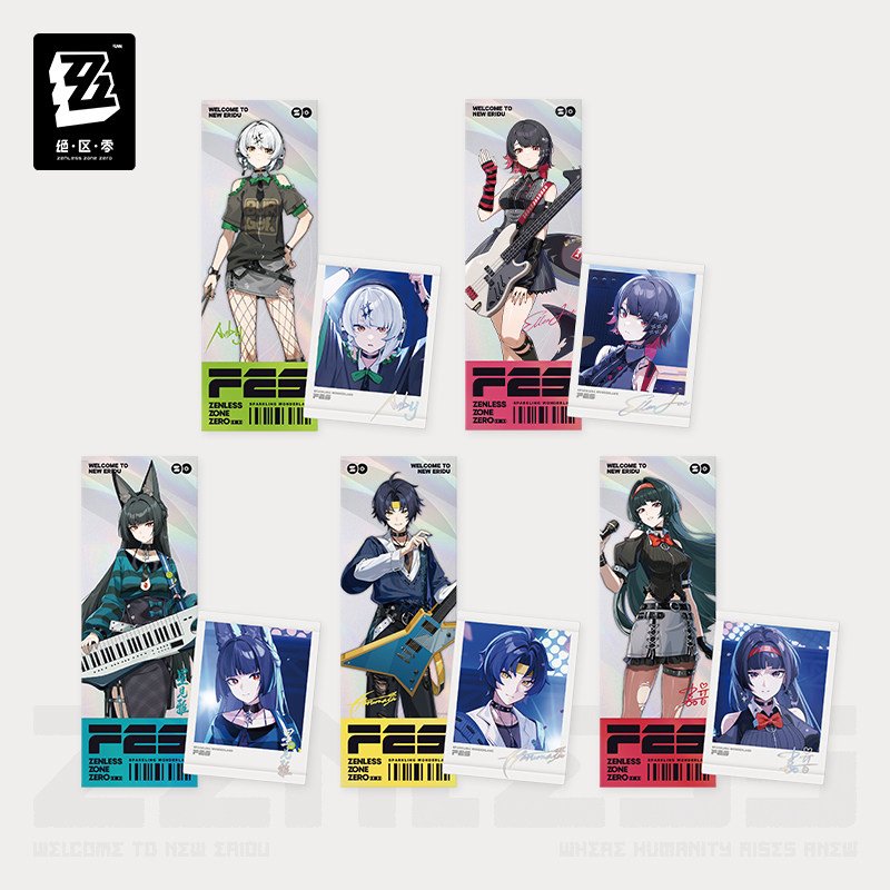 Zenless Zone Zero 2025 FES Animation CM Series Laser Ticket Set