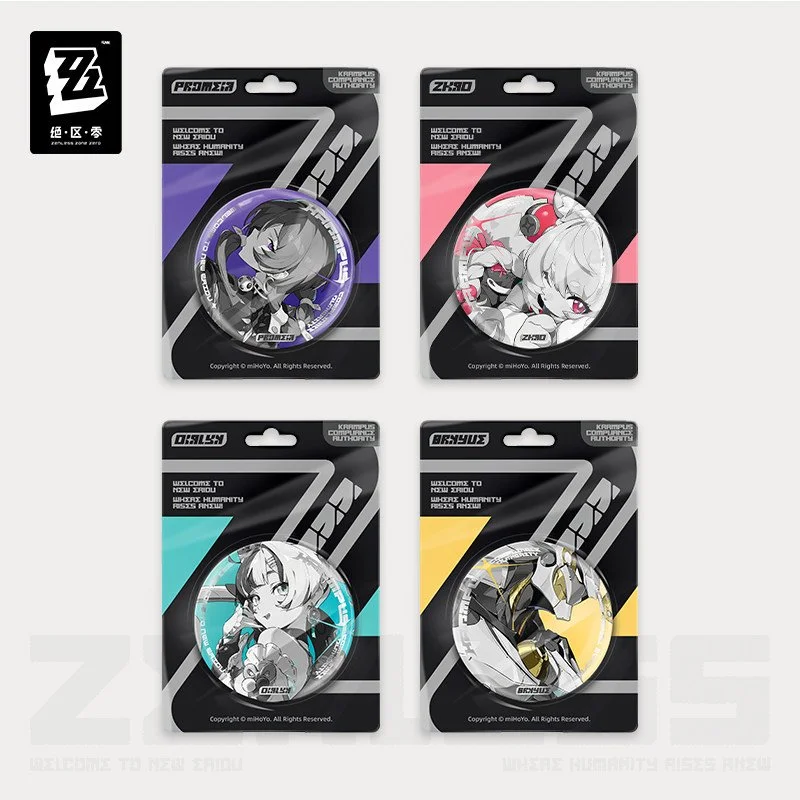 Zenless Zone Zero Mindscape Cinema Series Reflective Pin: Krampus Compliance Authority