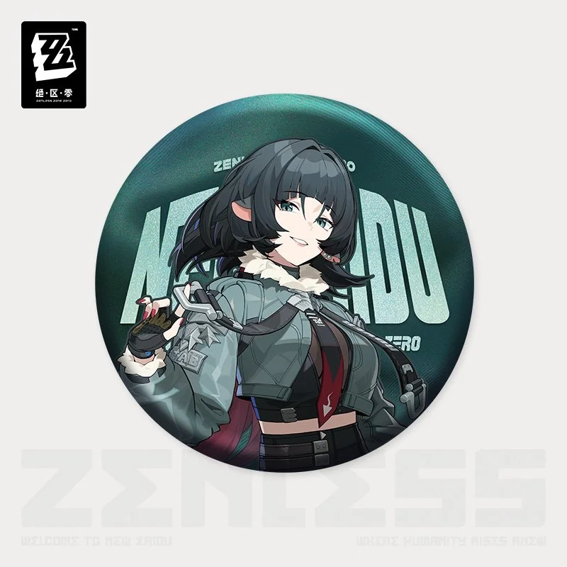 ゲームキャラクター PIN Zenless Zone Zero Unknown Faction Official Art Series Metal