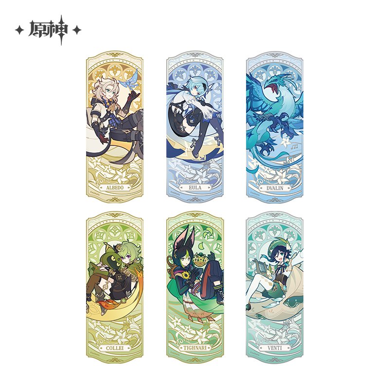 Genshin Impact "Windblume’s Breath" Theme Series Collector's Card Set