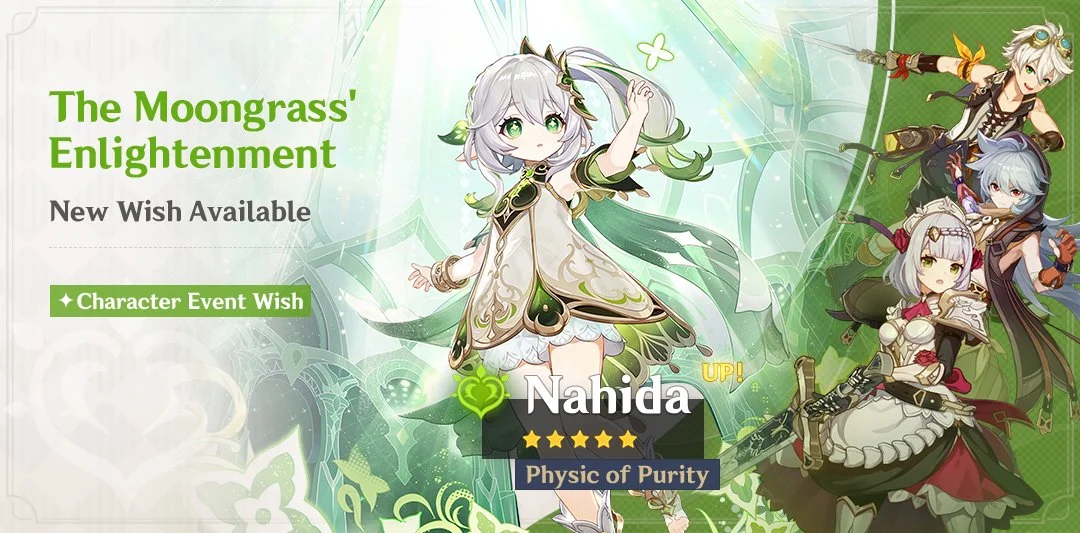 Event Wishes "The Moongrass' Enlightenment," "Tapestry of Golden Flames," and "Epitome Invocation" Announcement