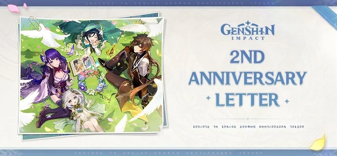 Teyvat Adventures Commemorative Video: 2nd Anniversary Letter | Genshin Impact