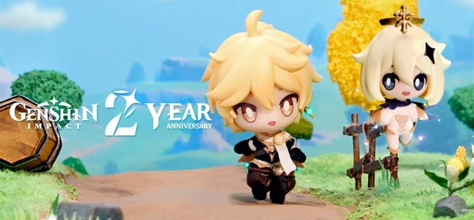 "Rarities on the Road" 2nd Anniversary Stop Motion Animation | Genshin Impact