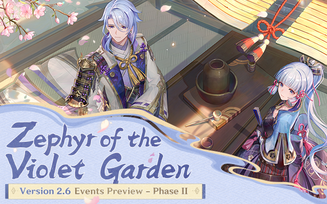 "Zephyr of the Violet Garden" Version 2.6 Events Preview - Phase II