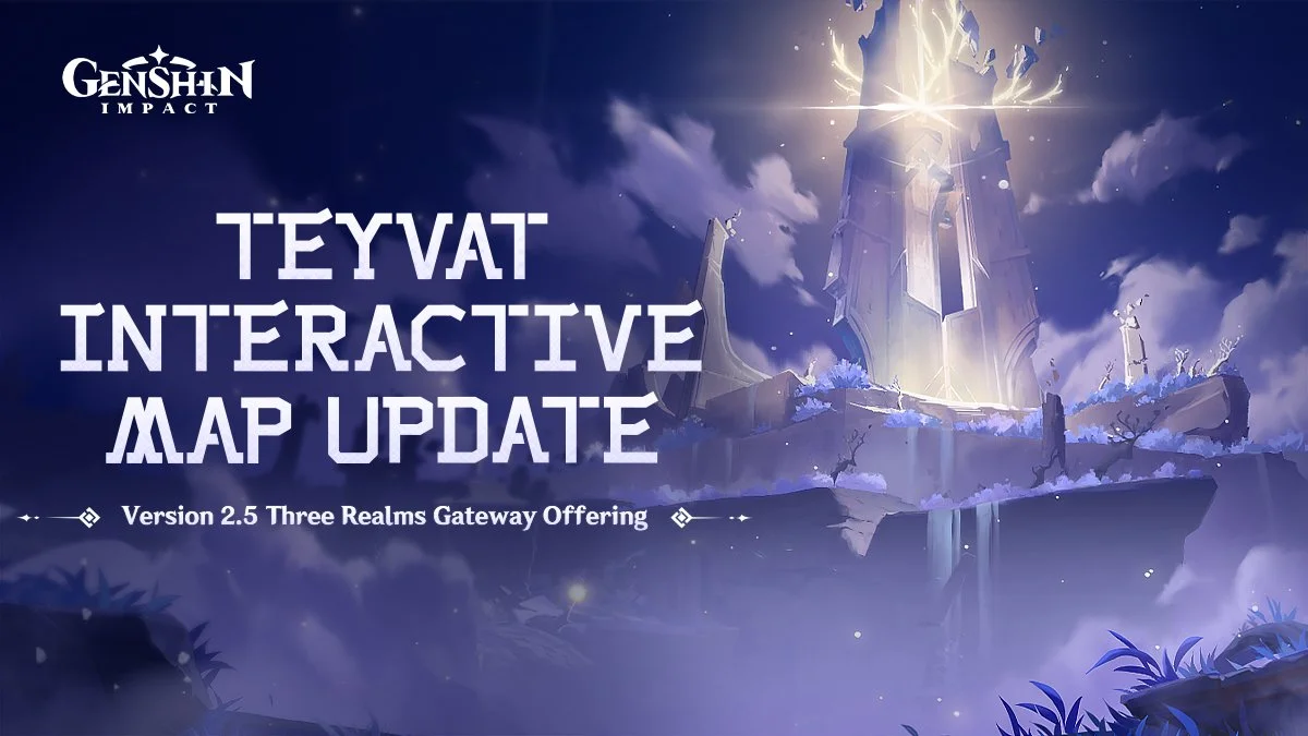 "Teyvat Interactive Map" Version 2.5 Map Pins Update