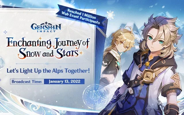 Enchanting Journey of Snow and Stars: Illuminating Event in the Alps (Teaser 2) | Genshin Impact