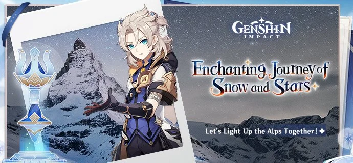 Enchanting Journey of Snow and Stars: Illuminating Event in the Alps (Teaser 1) | Genshin Impact