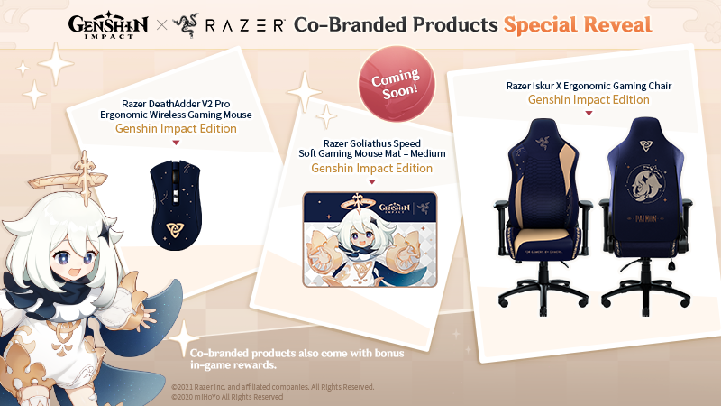 Genshin Impact X Razer Collaboration Details