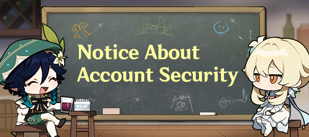 Notice About Account Security