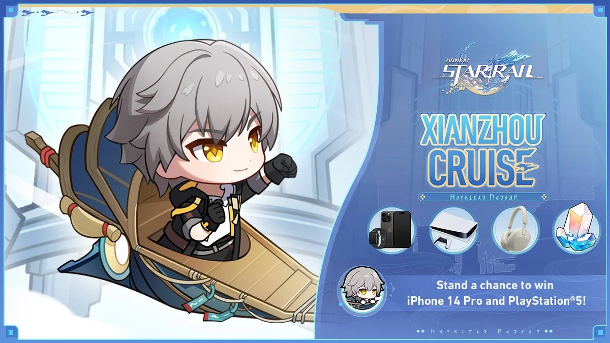 The "Xianzhou Cruise" Event Begins! Join the event for a chance to win Stellar Jades, PlayStation® 5, and other fantastic rewards!