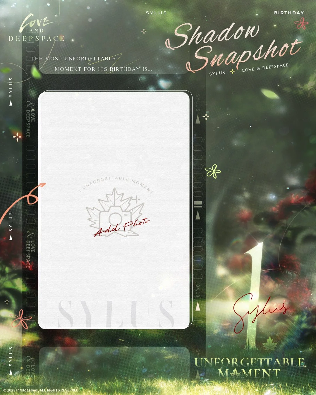 Sylus's Birthday In 1 Day