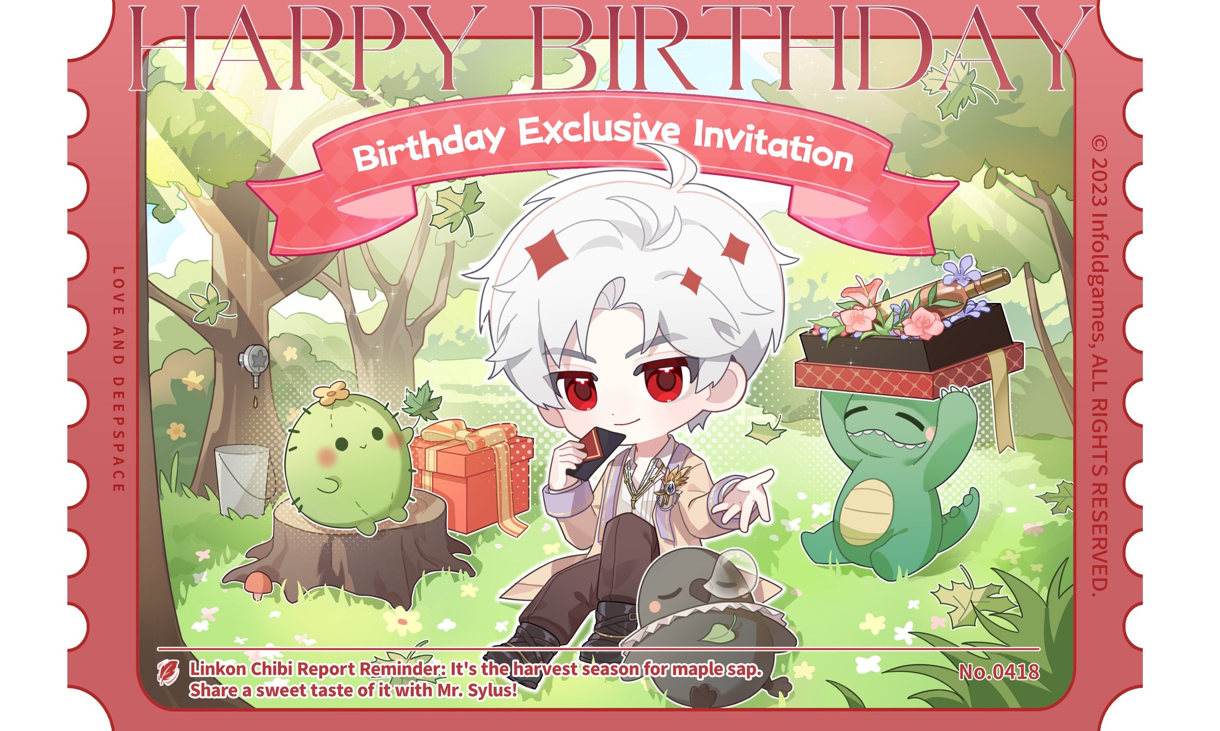 Sylus's Birthday Exclusive Invitation
