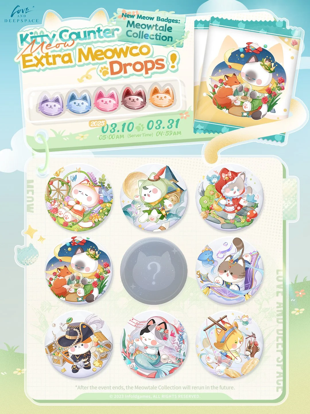 It said that at midnight, the Kitty Counter reveals a gateway to a fairy tale world!