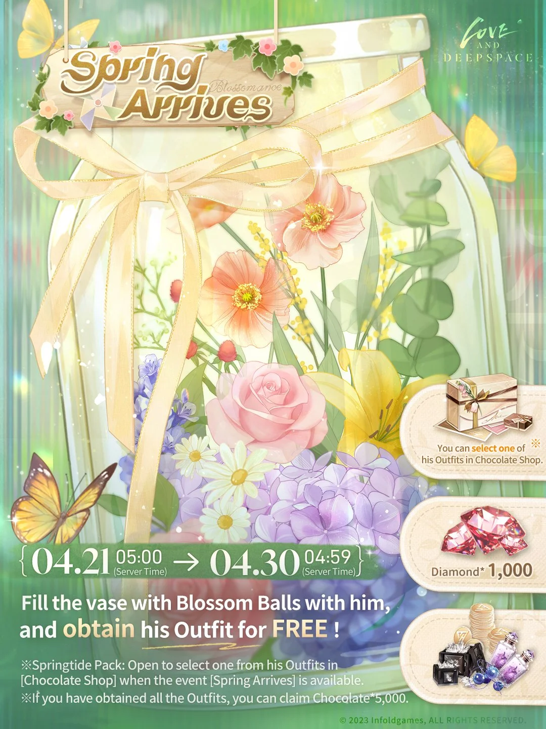 Love and Deepspace | Spring Arrives