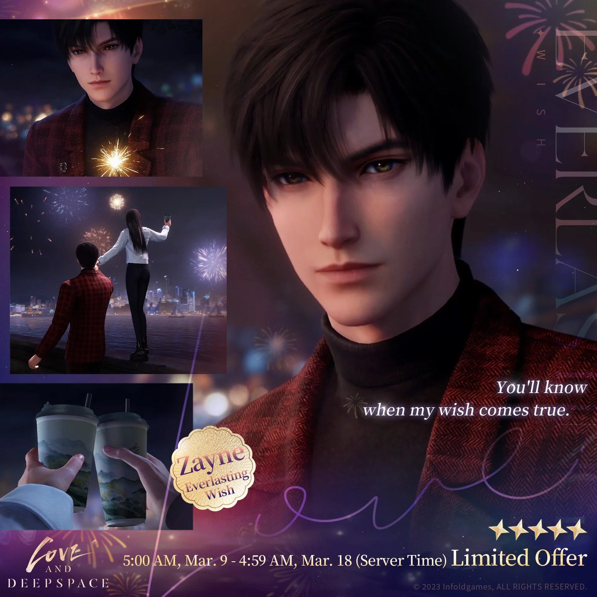 Love and Deepspace | The New 5-Star Memory Wish Pool [Zayne: Everlasting Wish] is Coming Soon!