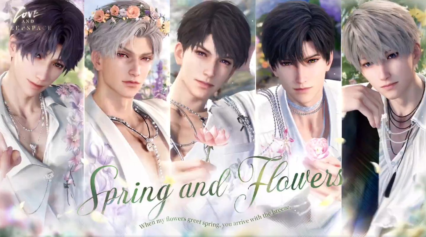 "When my flowers greet spring, you arrive with the breeze."