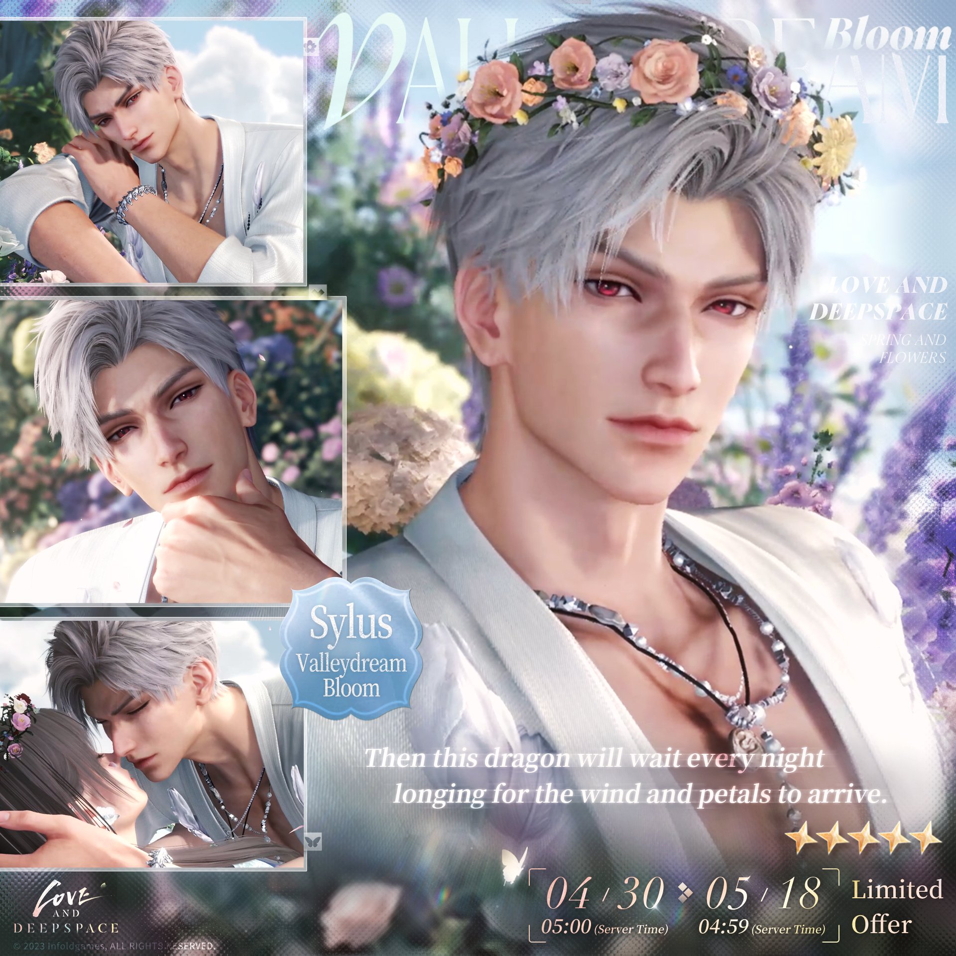 Love and Deepspace | New 5-Star Interactive Memory [Sylus: Valleydream Bloom]