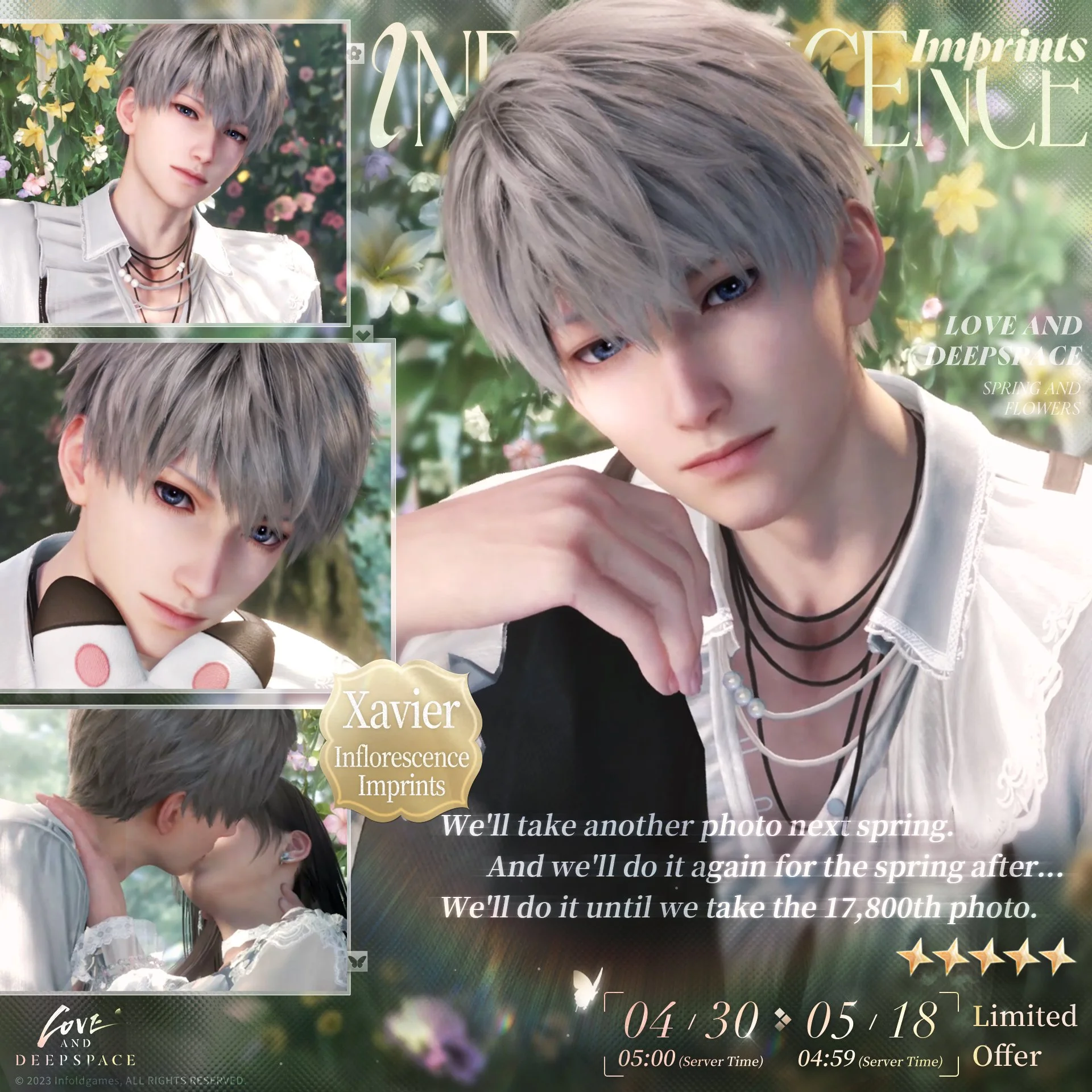 Love and Deepspace | New 5-Star Interactive Memory [Xavier: Inflorescence Imprints]