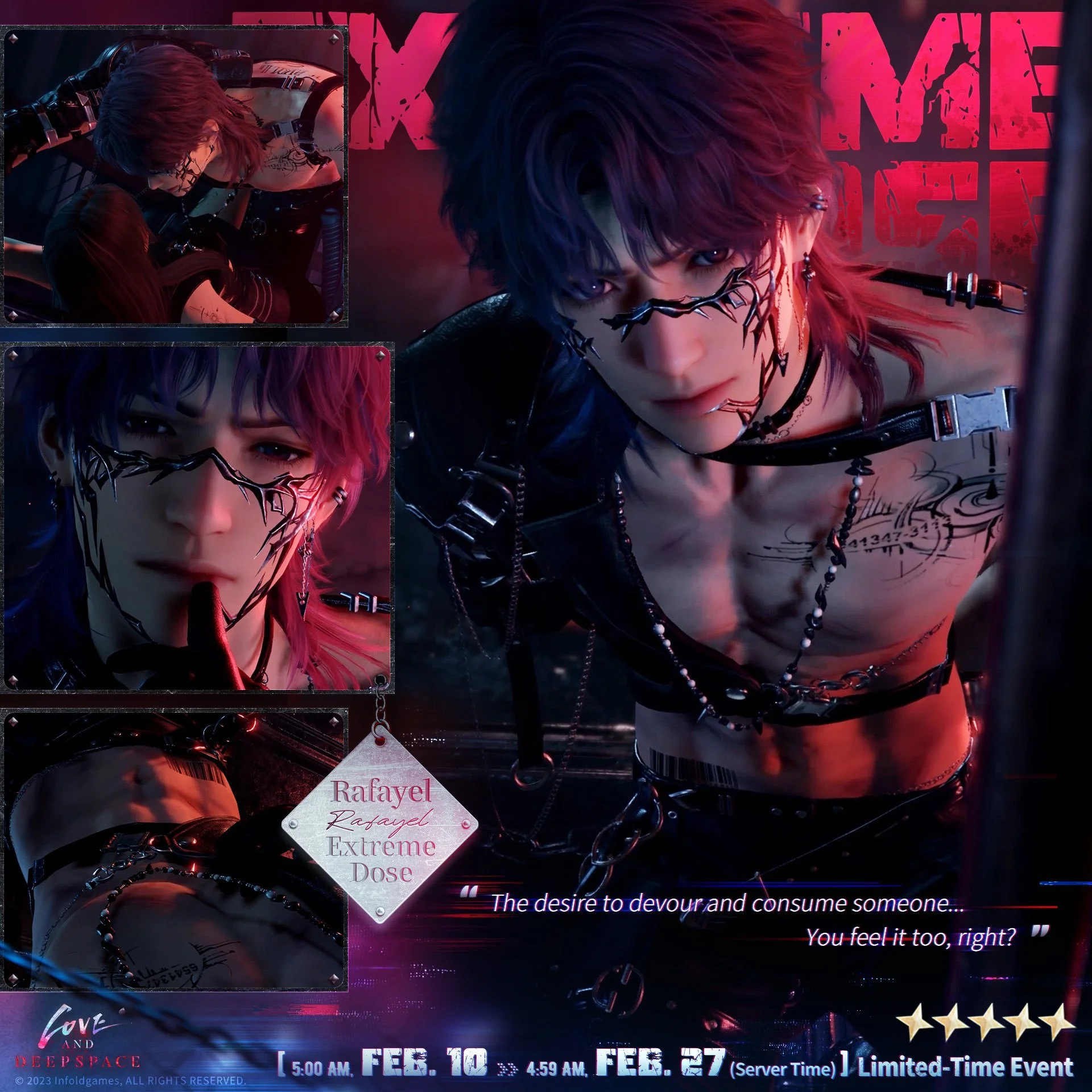 Love and Deepspace | New 5-Star Memory [Rafayel: Extreme Dose]