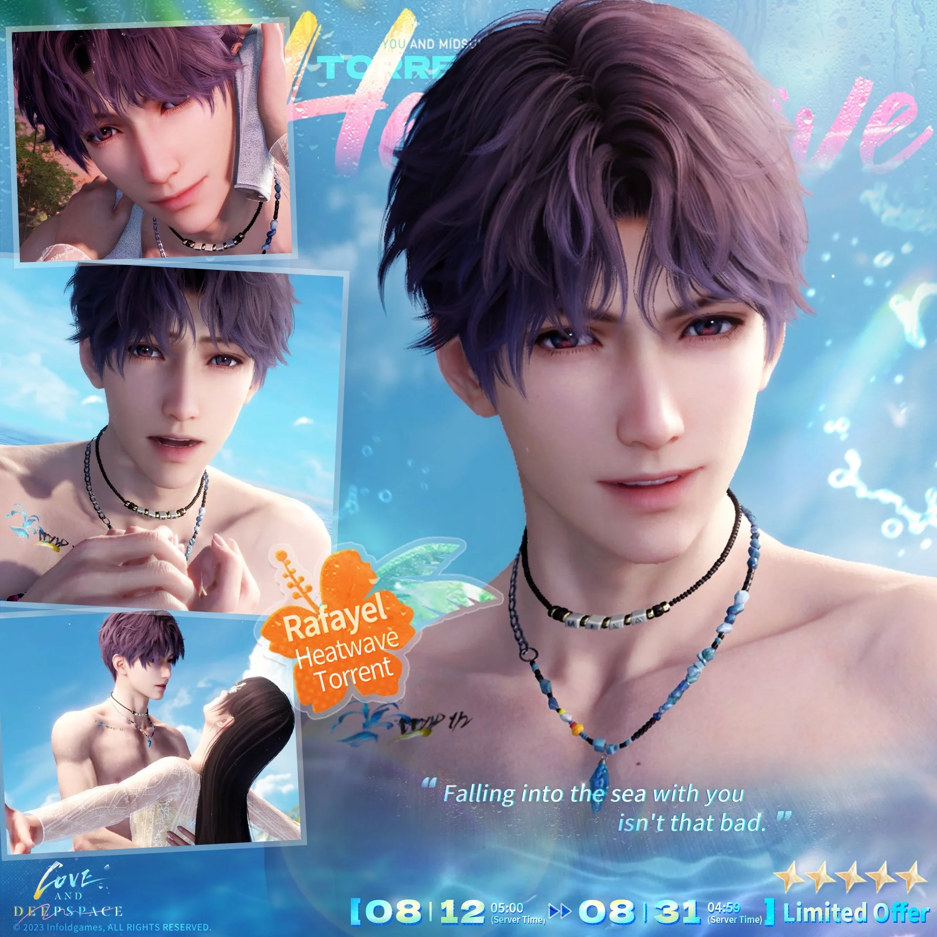 Love and Deepspace | New Interactive 5-Star Memory [Rafayel: Heatwave Torrent]