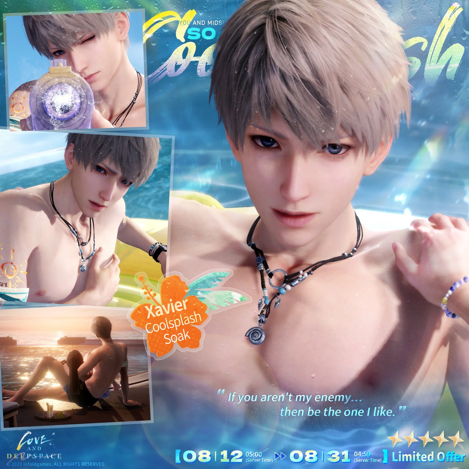 Love and Deepspace | New Interactive 5-Star Memory [Xavier: Coolsplash Soak]