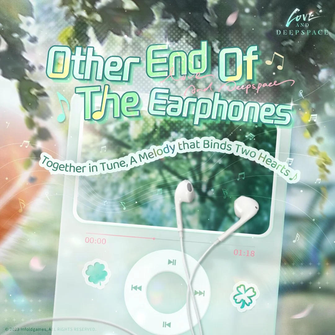 Sharing a pair of earphones makes the distance between you and him feel even closer, as if drawn together by a delicate wire.