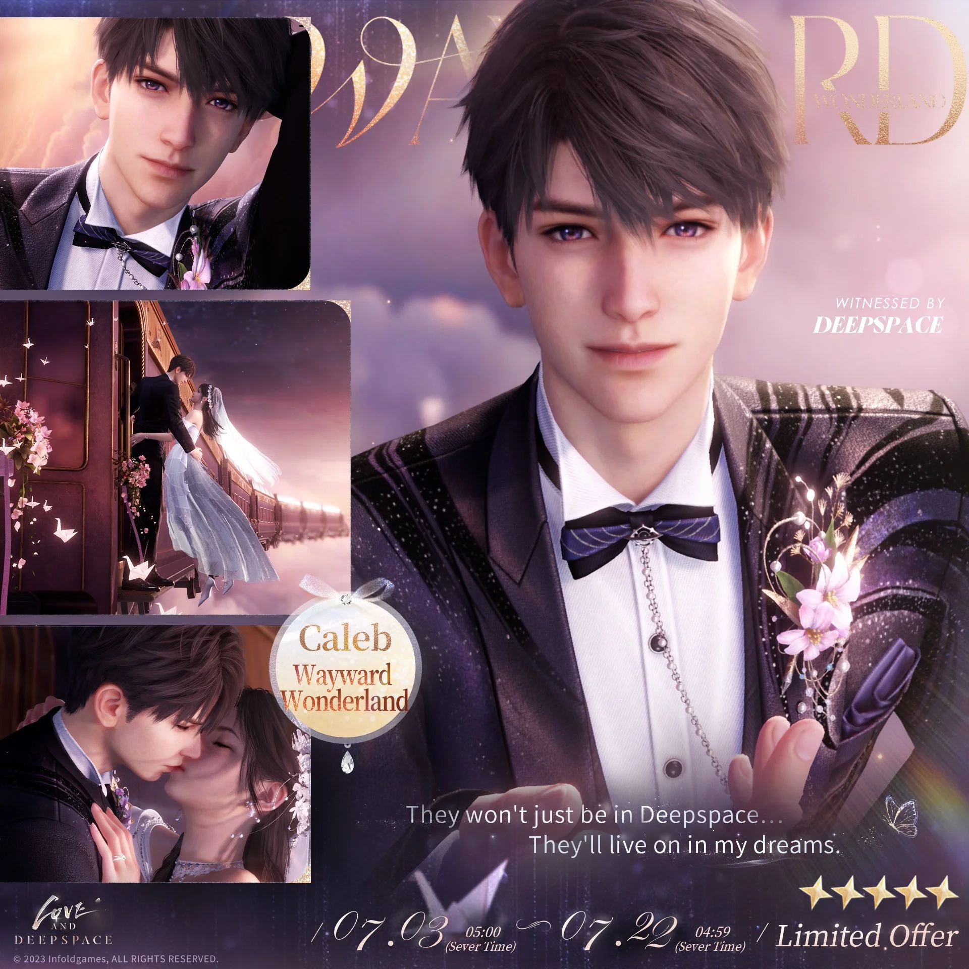 Love and Deepspace | New Interactive 5-Star Memory💍 [Caleb: Wayward Wonderland]