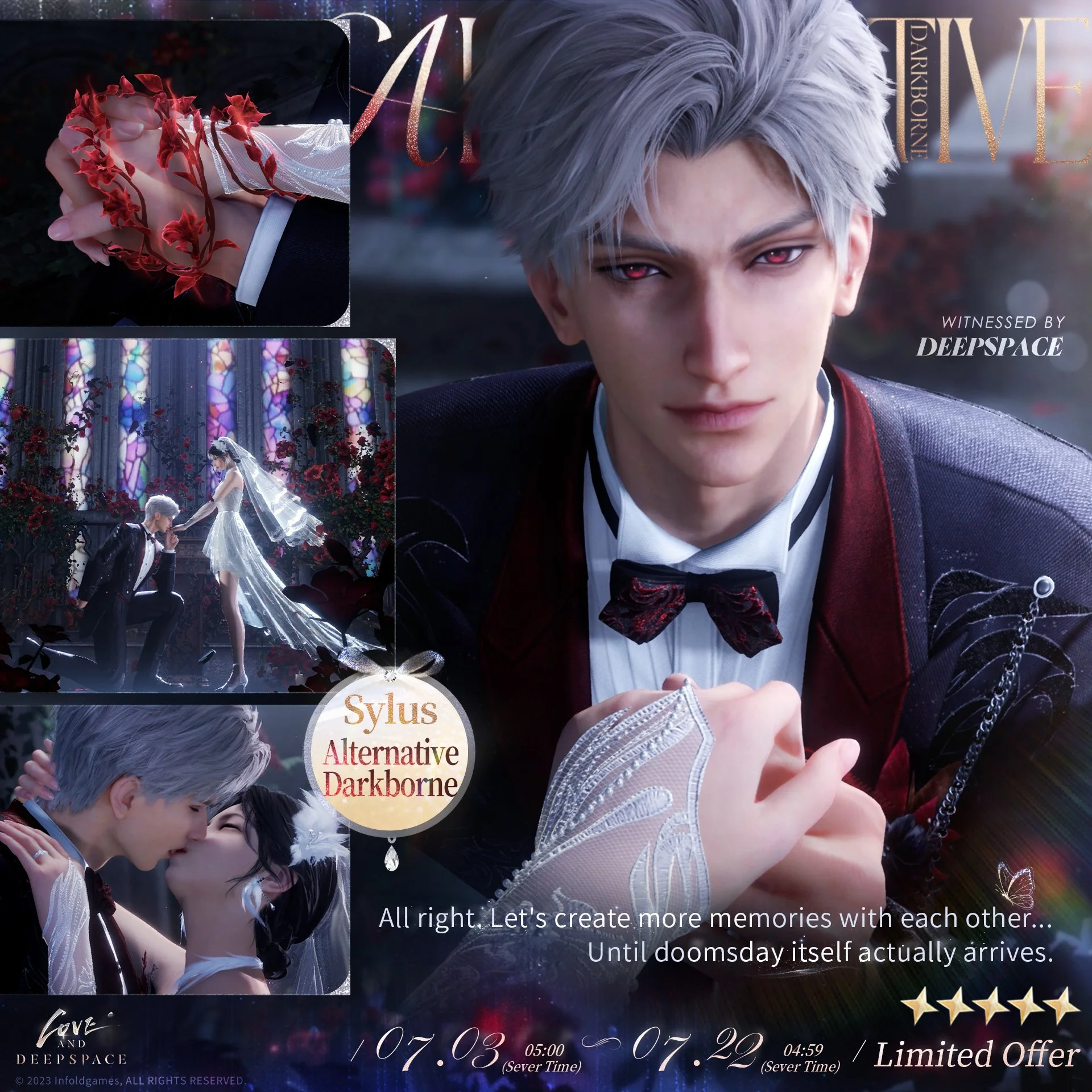 Love and Deepspace | New Interactive 5-Star Memory💍 [Sylus: Alternative Darkborne]