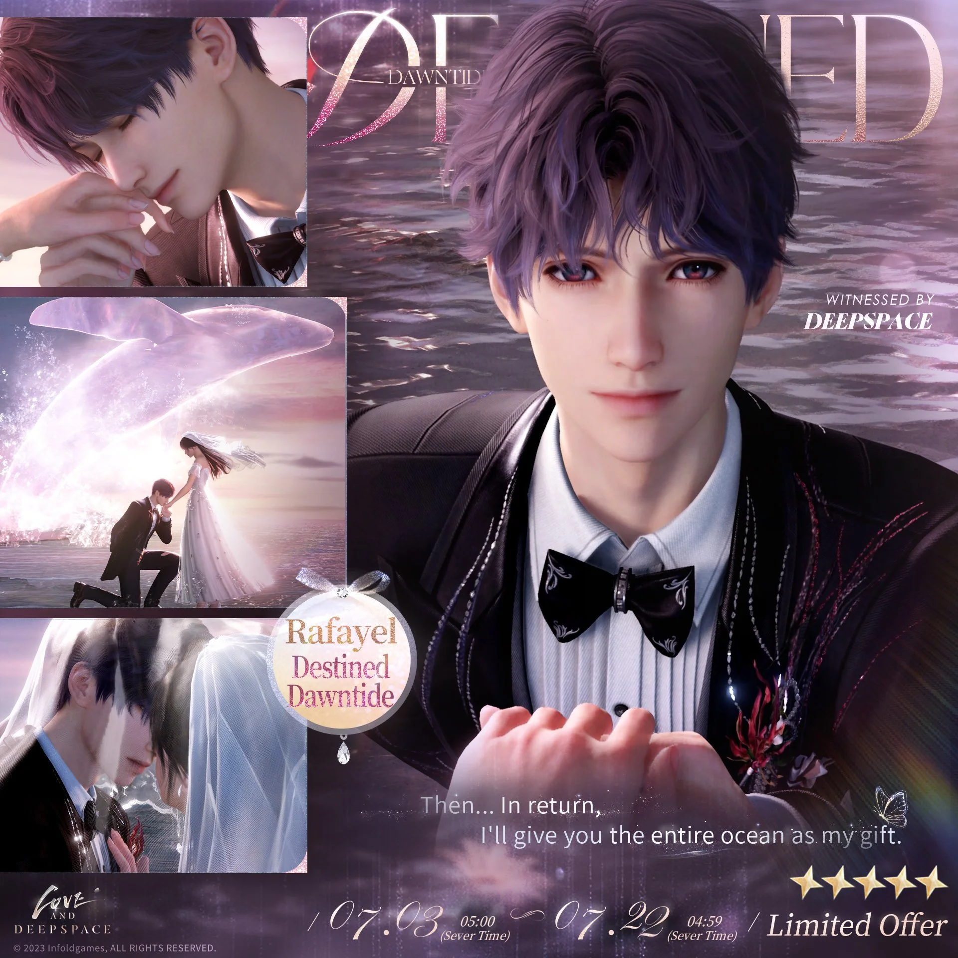 Love and Deepspace | New Interactive 5-Star Memory💍 [Rafayel: Destined Dawntide]