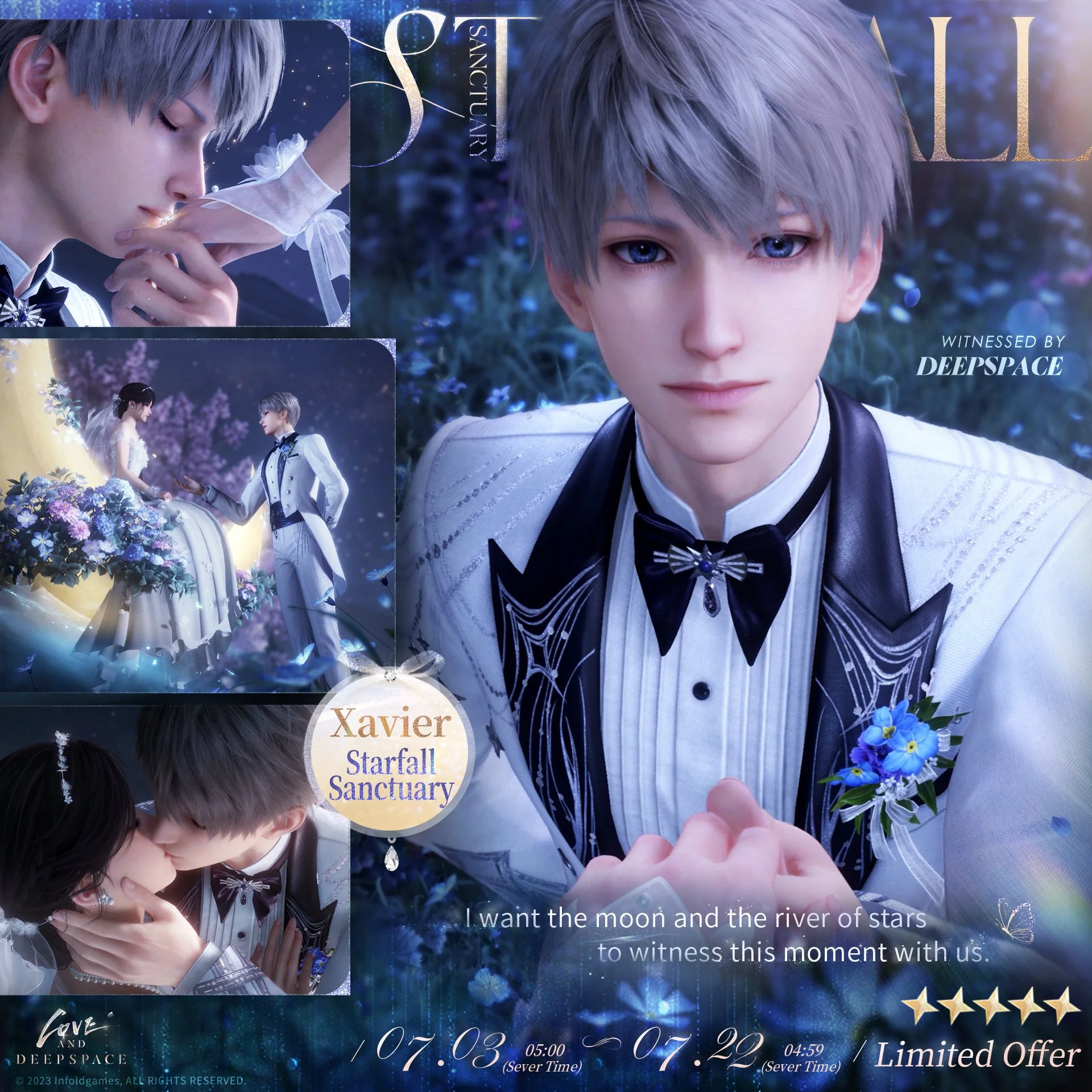 Love and Deepspace | New Interactive 5-Star Memory💍 [Xavier: Starfall Sanctuary]