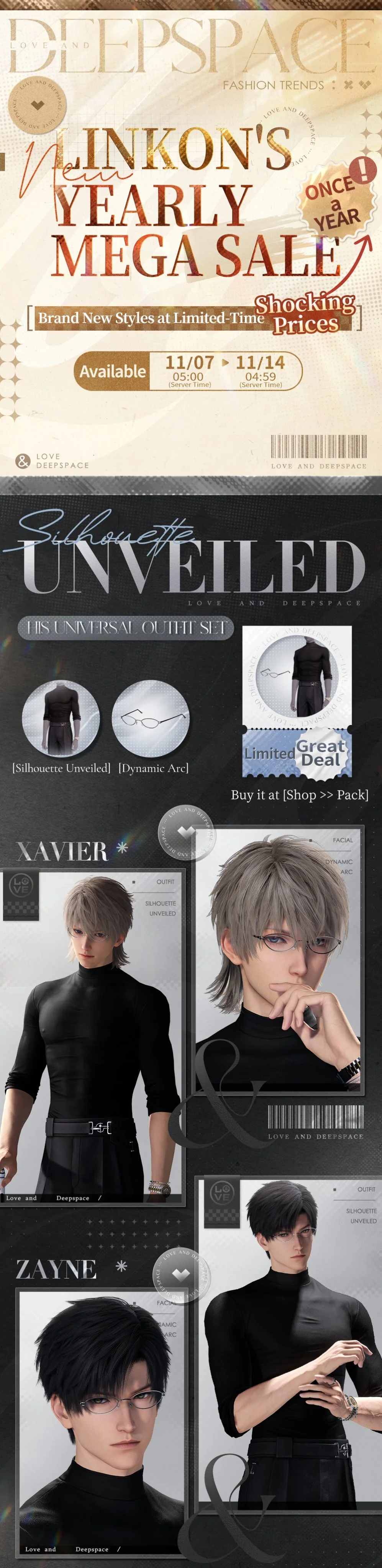 LINKON'S YEARLY MEGA SALE is back, get new outfits at a great deal!