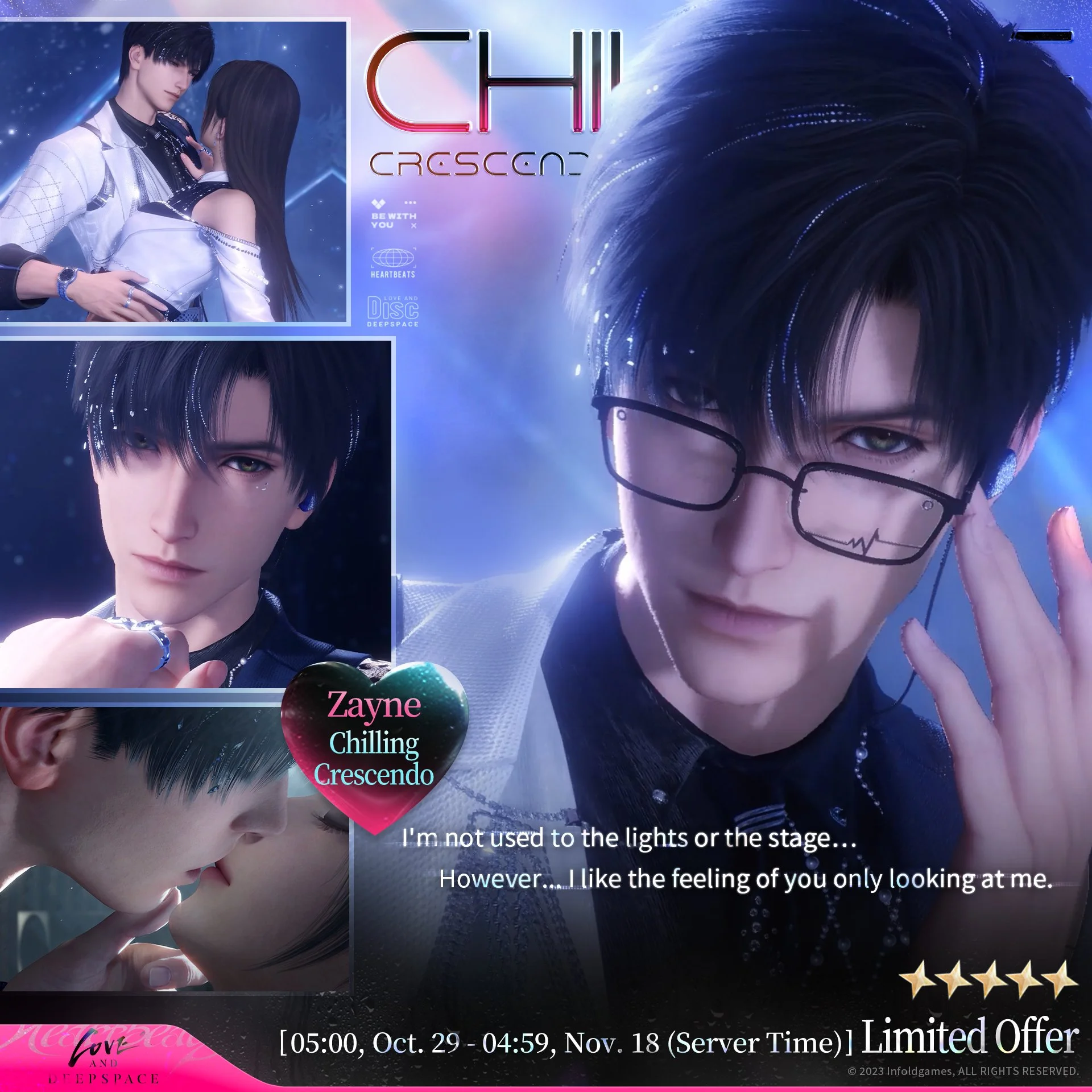Love and Deepspace | New Interactive 5-Star Memory [Zayne: Chilling Crescendo]