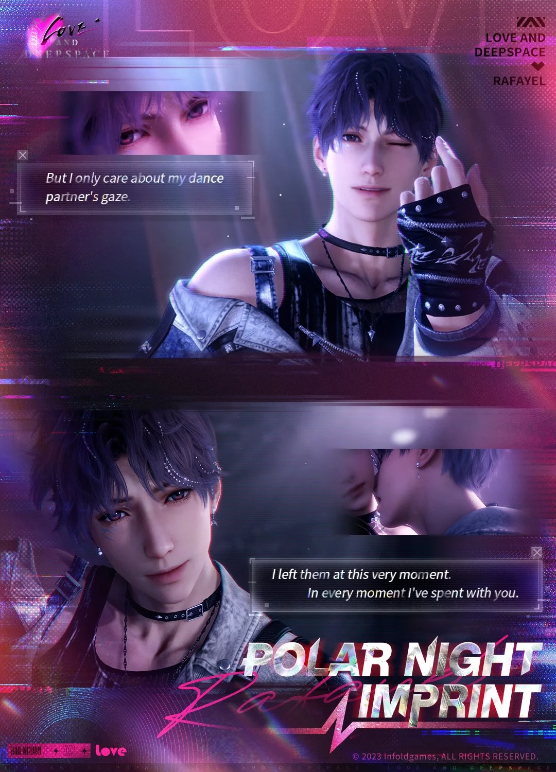 The polar night is fading, and the heartbeat you share with him blazes into daylight.