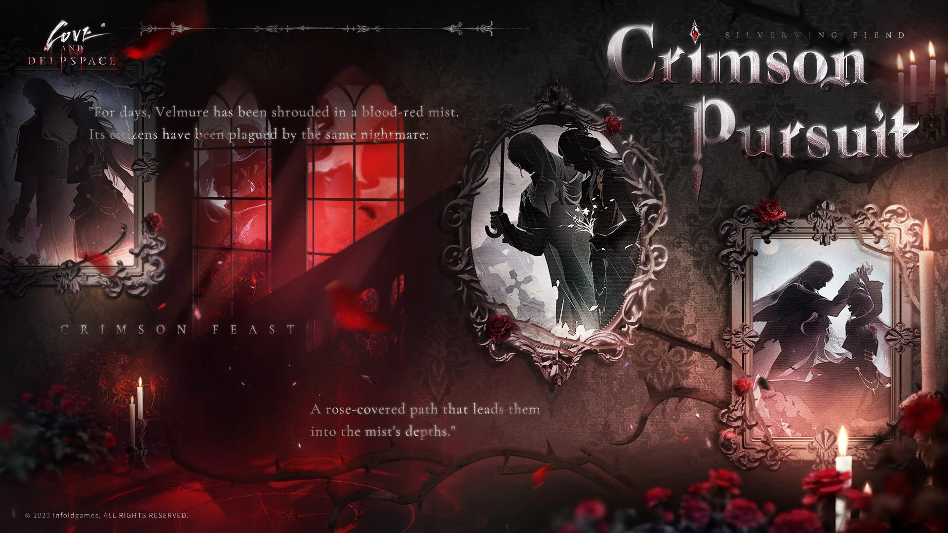 For days, Velmure has been shrouded in a blood-red mist, said to be a prophecy of the Sacredcore's imminent arrival.