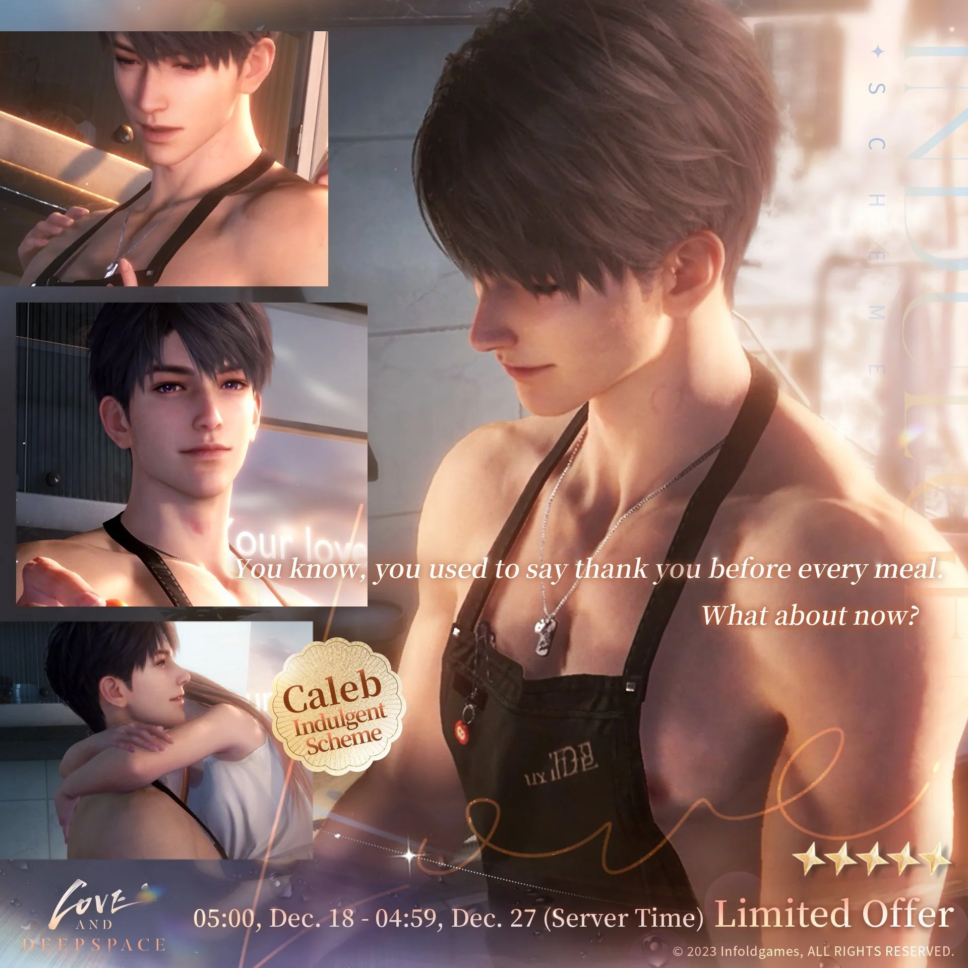 Love and Deepspace | The New 5-Star Memory Limited Wish Pool [Caleb: Indulgent Scheme] is Coming Soon!