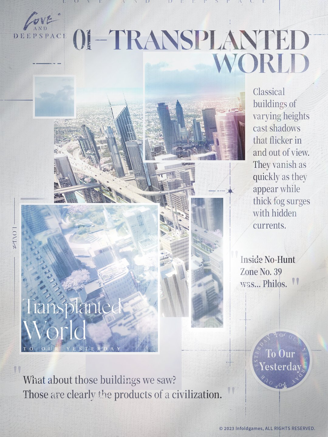 The new main story [To Our Yesterday] is available today!