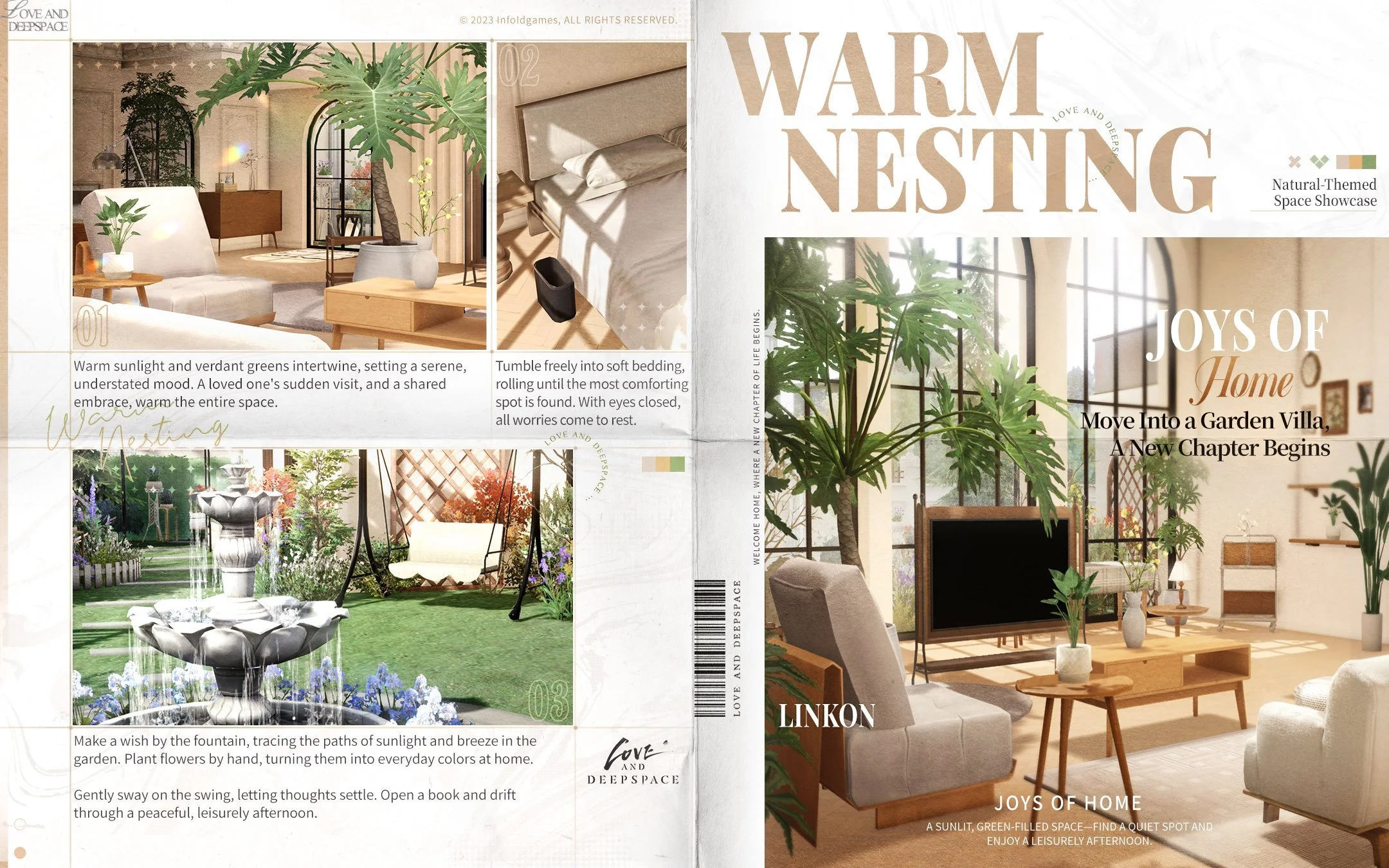 Open the door, everything you see is waiting to be filled with beauty.