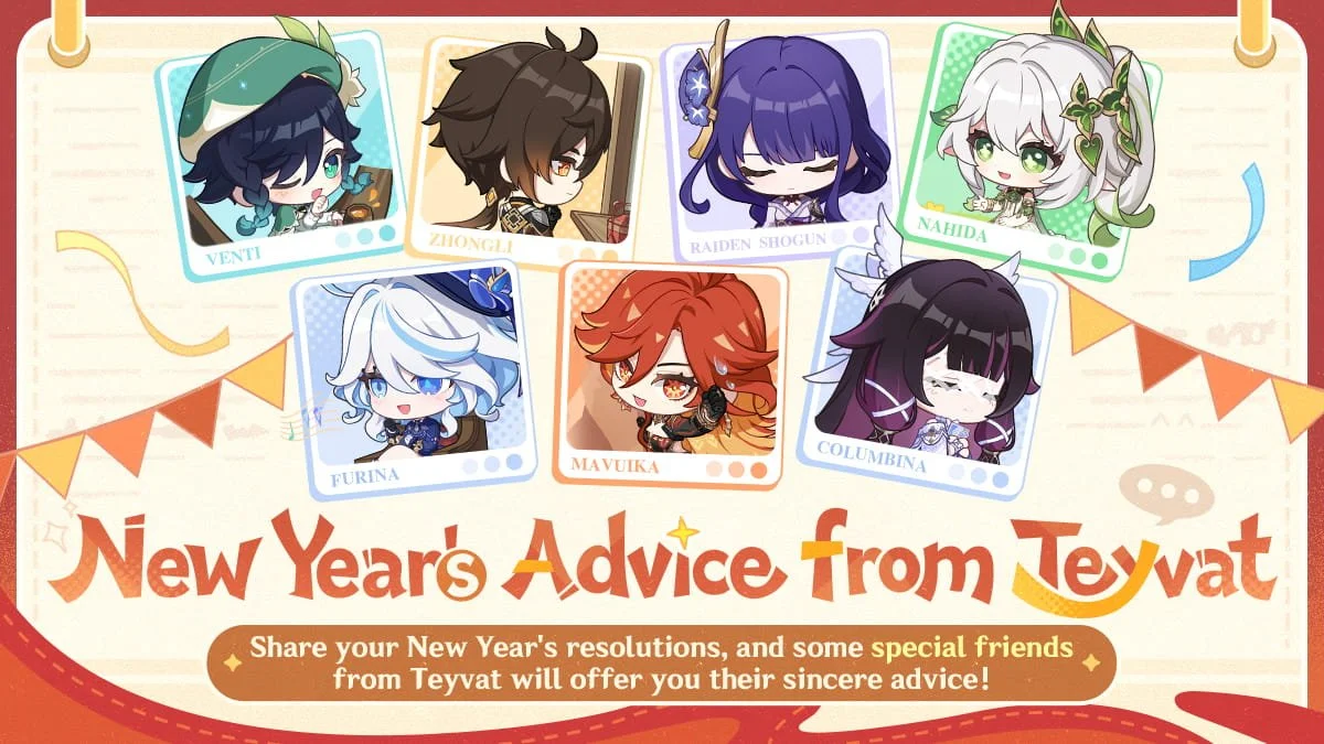 New Event: New Year's Advice from Teyvat