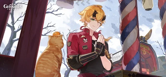 Genshin Impact January Calendar Wallpapers