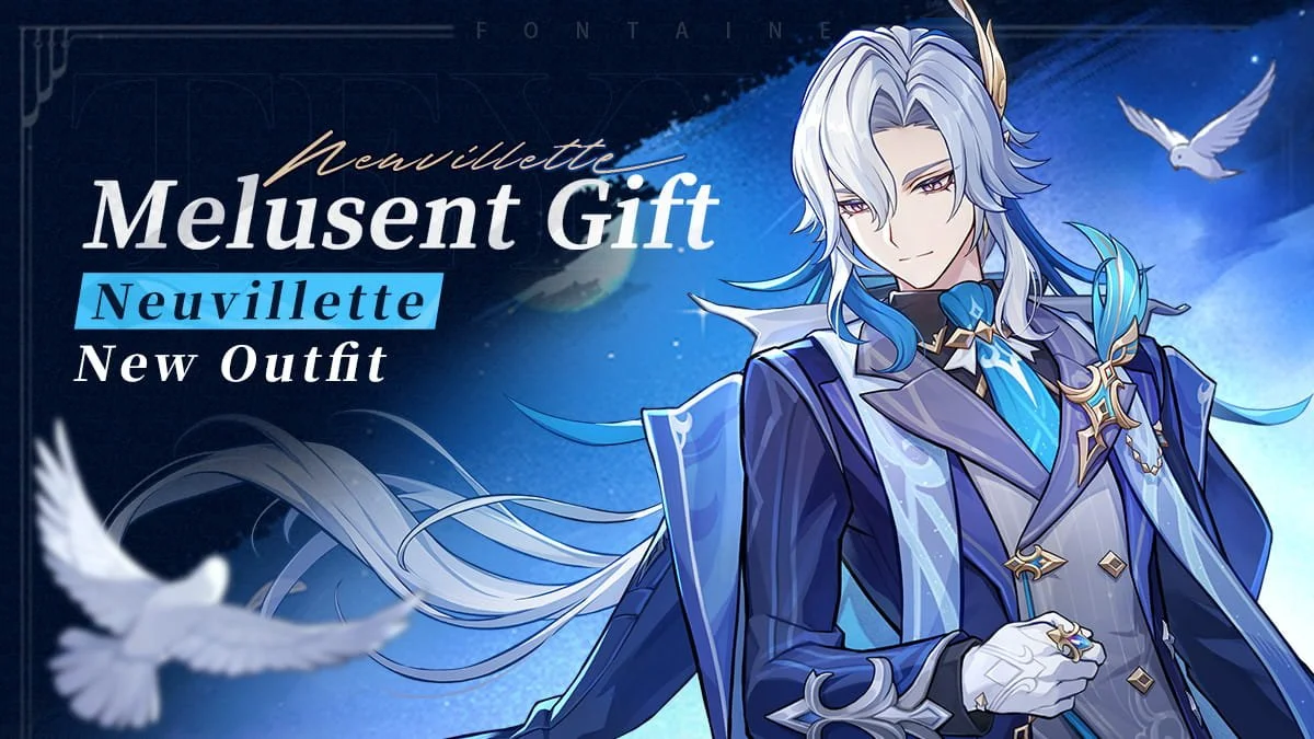 Neuvillette's New Outfit Showcase "Melusent Gift"