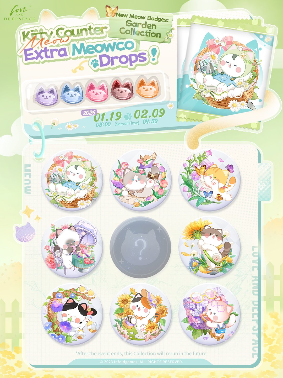 On sunny days, the kitties' whiskers may brush against the scent of flowers.