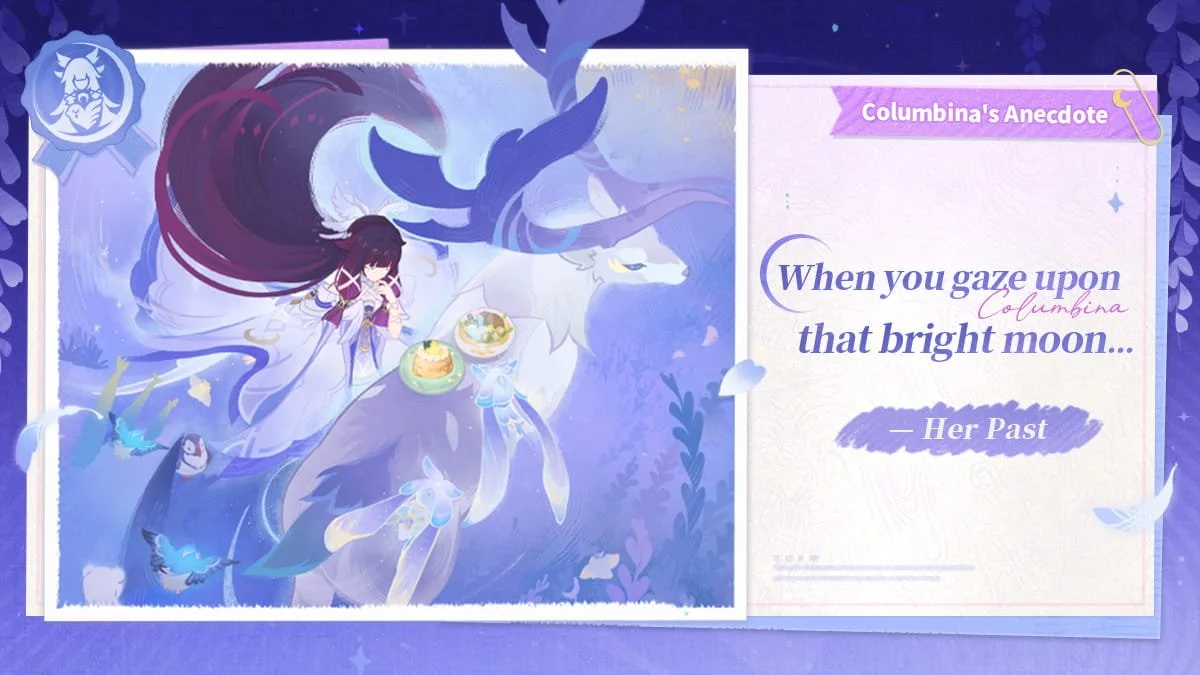 Columbina's Anecdote — Her Past