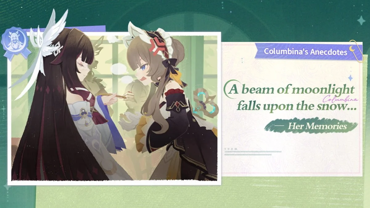 Columbina's Anecdotes — Her Memories