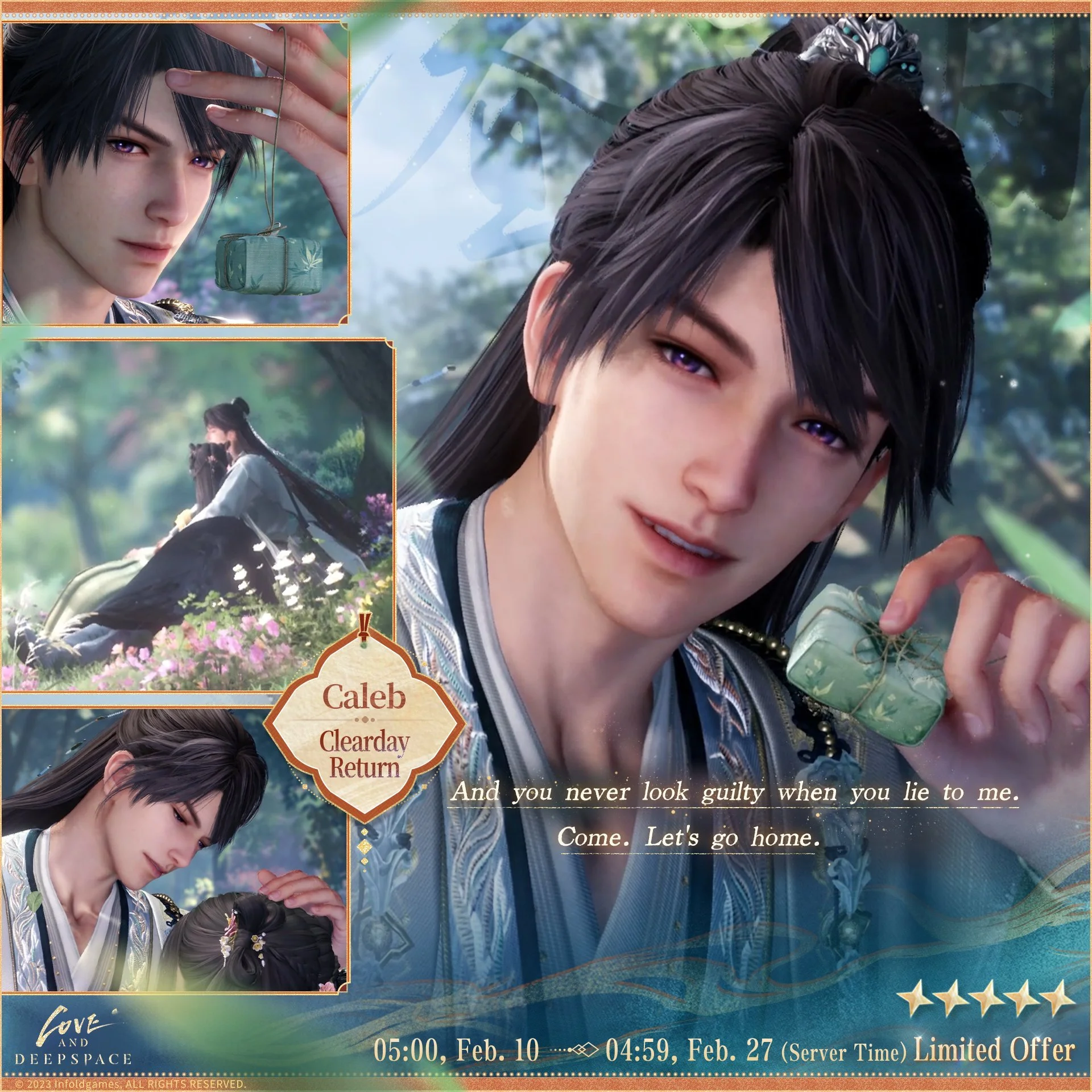 Love and Deepspace | New Interactive 5-Star Memory [Caleb: Clearday Return]