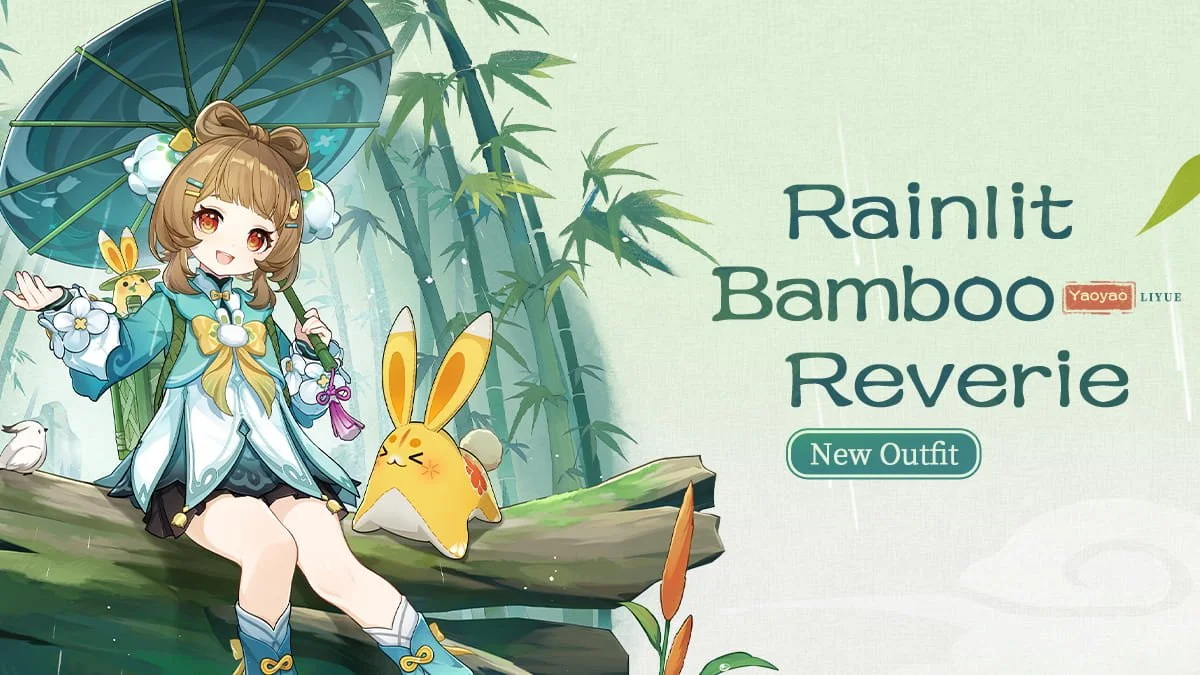 "Rainlit Bamboo Reverie" - Yaoyao's New Outfit Showcase
