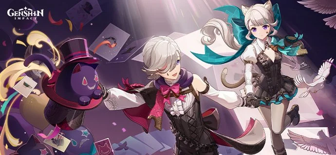 Genshin Impact February Calendar Wallpapers