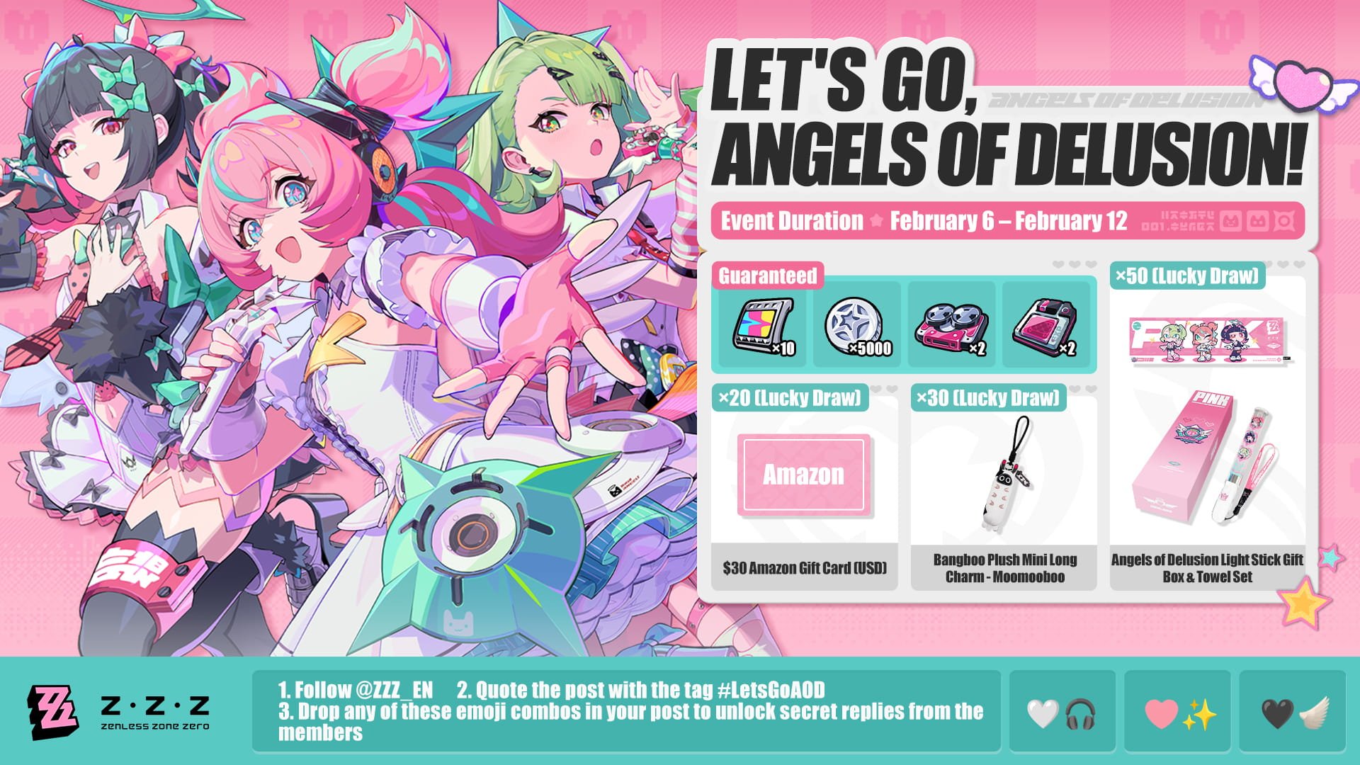 [Prize Event] Let's Go, Angels of Delusion!