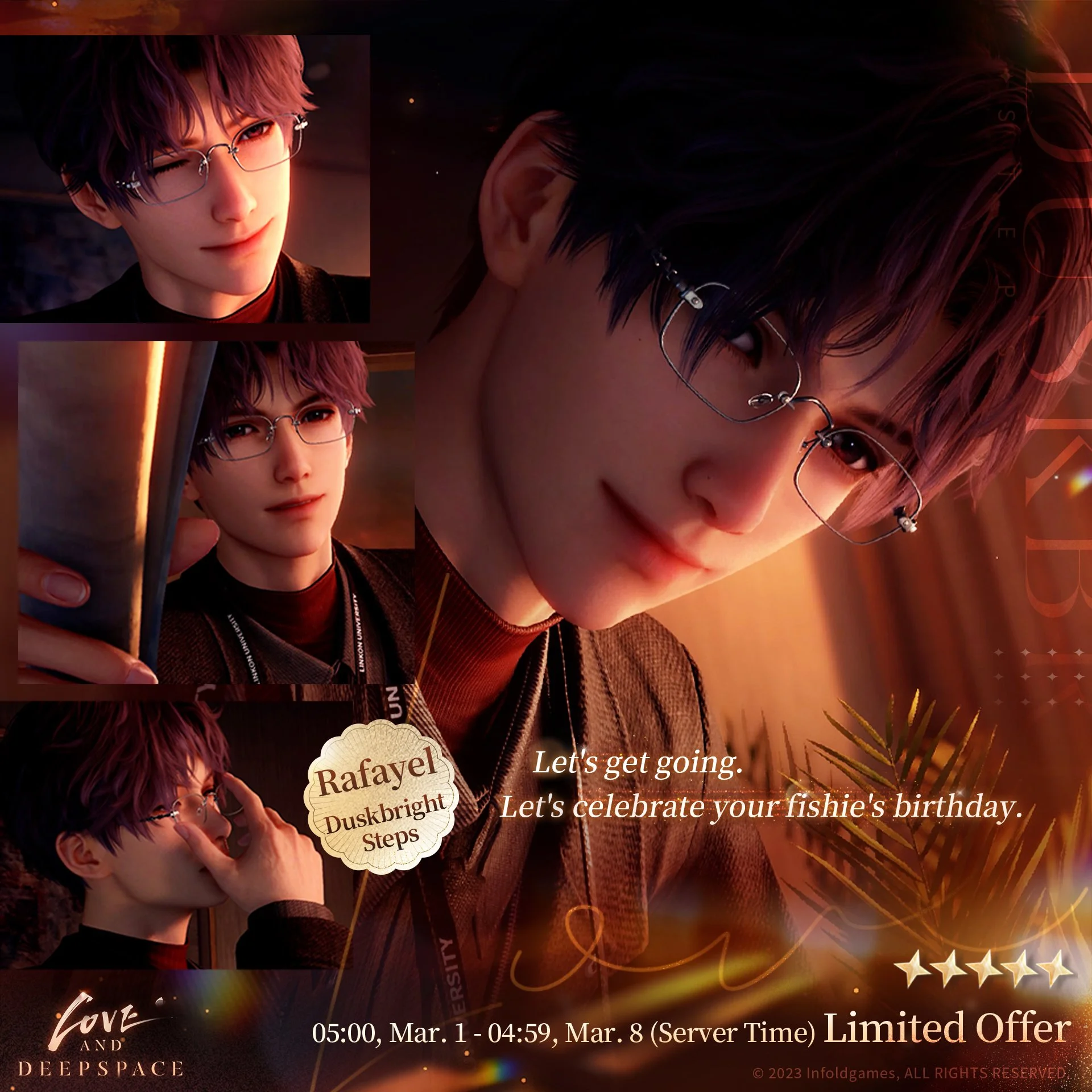 Love and Deepspace | Rafayel's Birthday Event